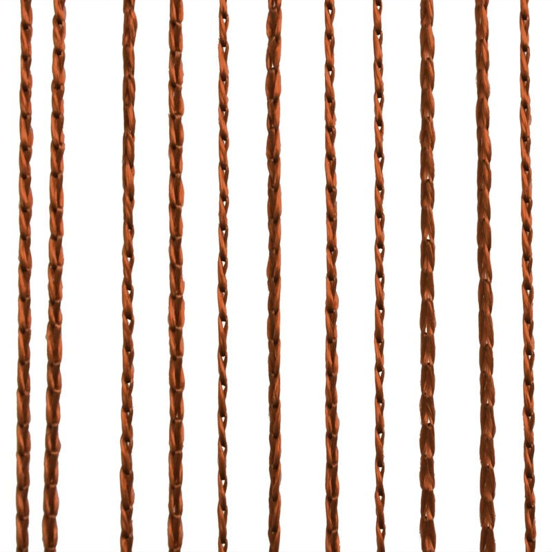 String-verhot 2 kpl 100x250 cm Ruskea