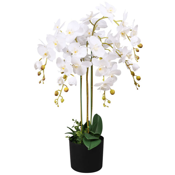 Tekokukka ruukulla orkidea 75 cm valkoinen - KIWAHome.com