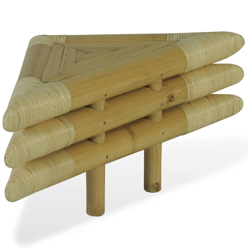 Yöpöydät 2 kpl 60x60x40 cm bambu luonnollinen Yöpöydät