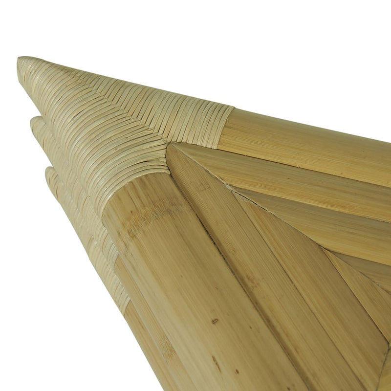 Yöpöydät 2 kpl 60x60x40 cm bambu luonnollinen Yöpöydät