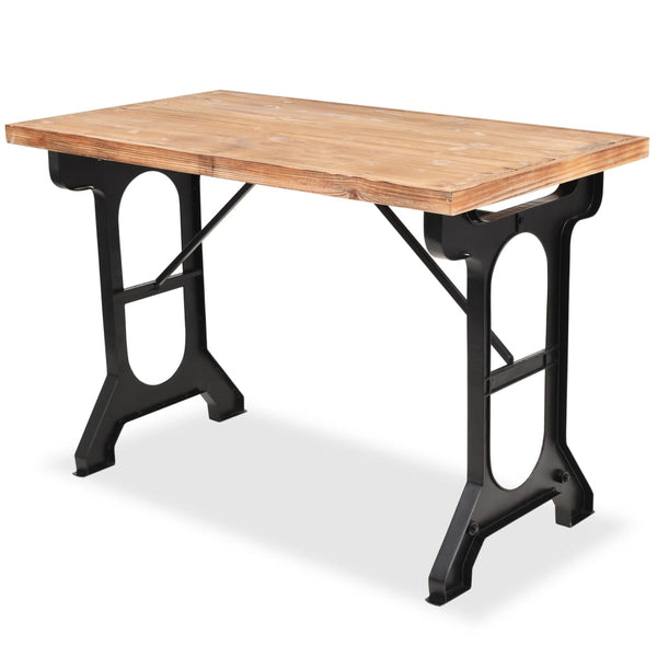 Ruokapöytä 122x65x82 cm kuusipuinen pöytälevy Keittiön & ruokapöydät