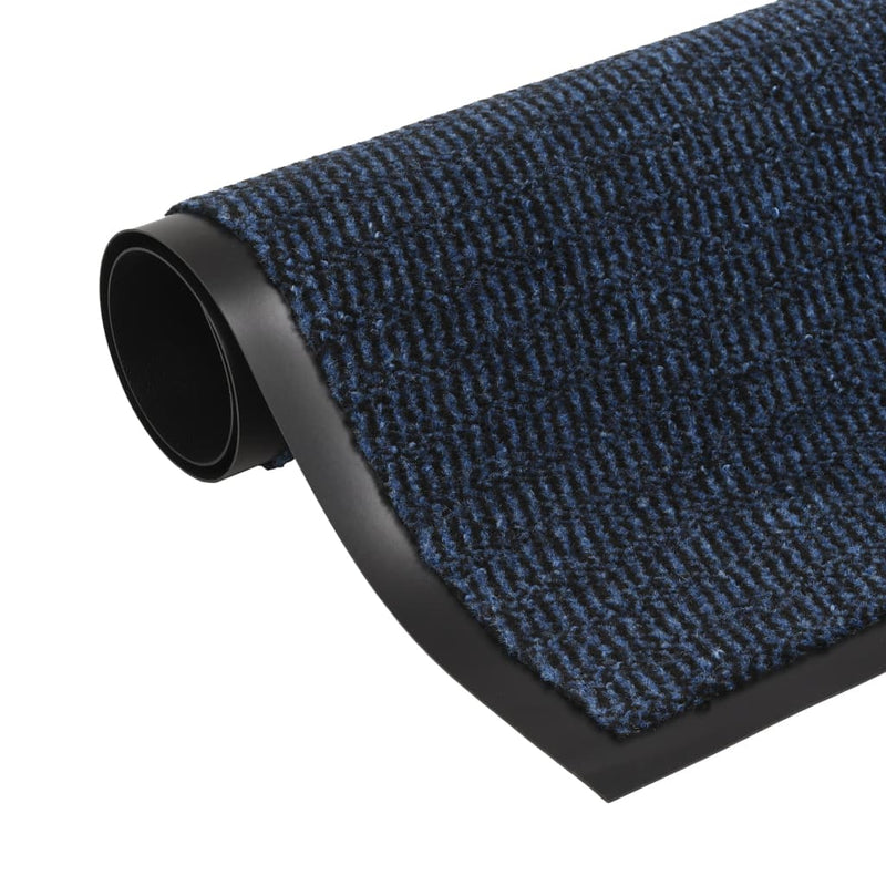 Kuramatto suorakulmainen nukkapinta 40x60 cm sininen Kynnysmatot
