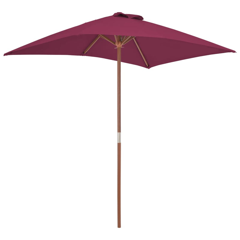 Aurinkovarjo puurunko 150x200 cm viininpunainen - KIWAHome.com