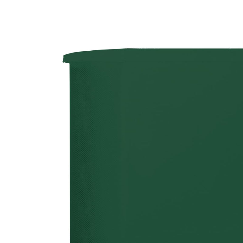 Tuulensuojakangas 6 paneelilla 800 x 80 cm vihreä Päivän- & aurinkovarjot