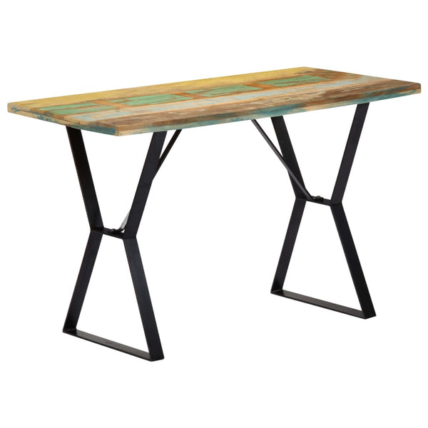 Ruokapöytä 120x60x76 cm uusiokäytetty puu Keittiön & ruokapöydät