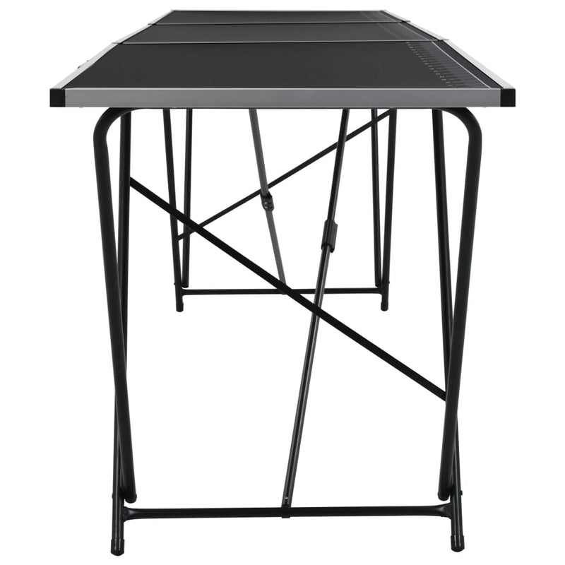 Taittuva tapetointipöytä MDF ja alumiini 300x60x78 cm Kokoontaitettavat pöydät