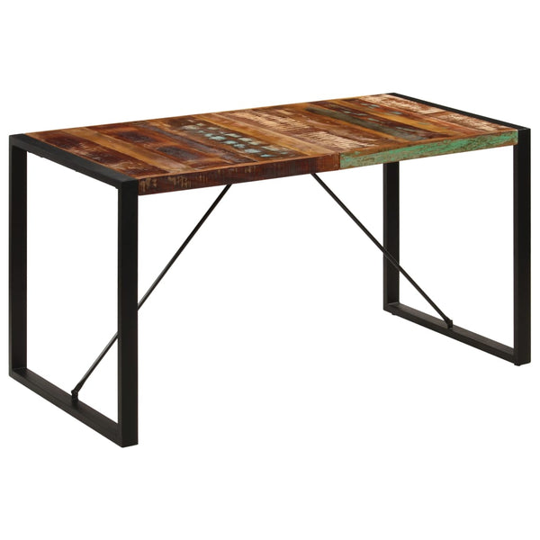 Ruokapöytä 140x70x75 cm uusiokäytetty puu Keittiön & ruokapöydät