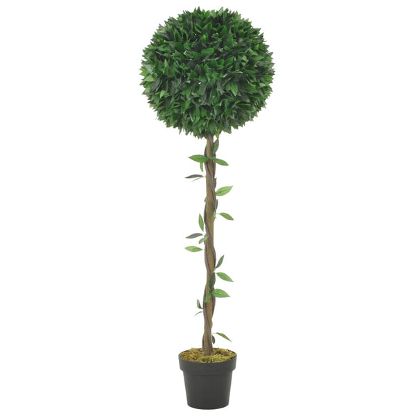 Tekokasvi ruukulla laakeripuu vihreä 130 cm Tekokasvit