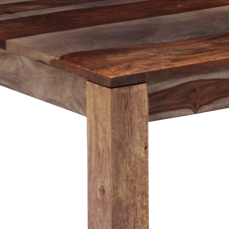 Sohvapöytä harmaa 60x60x35 cm täysi seesampuu - KIWAHome.com