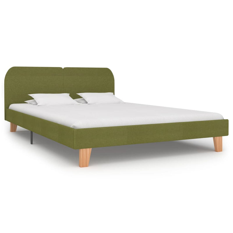 Sängynrunko vihreä kangas 150x200 cm