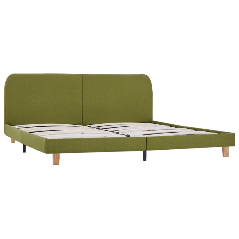 Sängynrunko vihreä kangas 150x200 cm