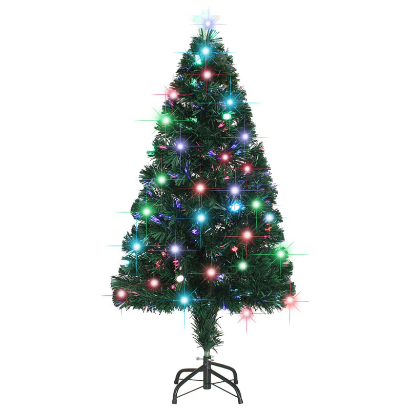 Tekojoulukuusi jalusta/LED 120 cm kuituoptiikka Joulukuuset