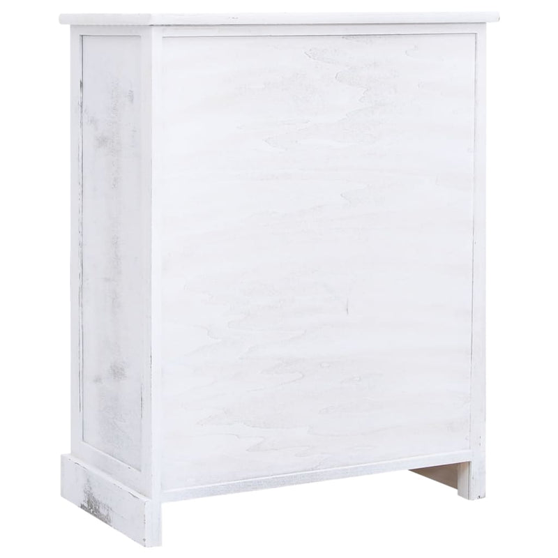 Laatikosto valkoinen 60x30x75 cm puu Tarjoilupöydät & senkit