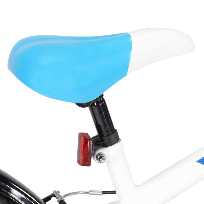 Lasten pyörä 24" sininen ja valkoinen
