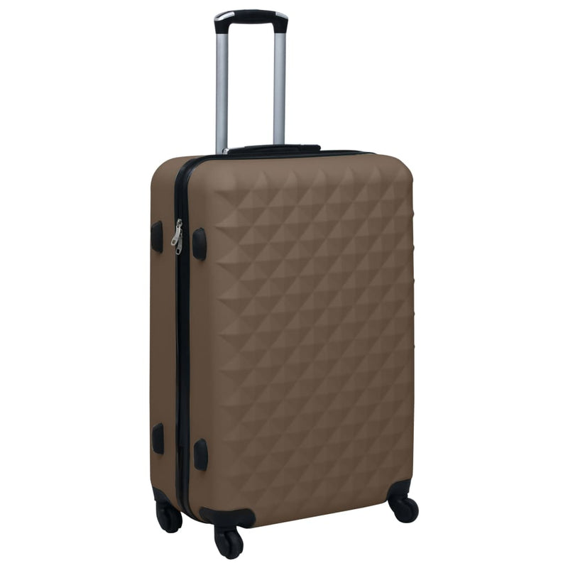Kovapintainen matkalaukkusetti 3 kpl ruskea ABS