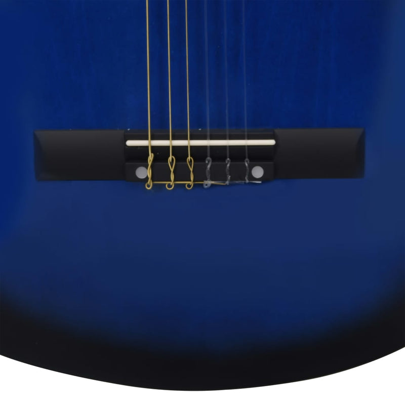 Akustinen cutaway-kitara taajuuskorjaimella 6-kielinen sininen