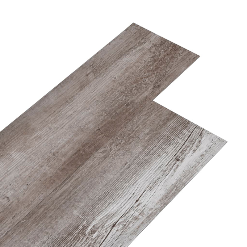 PVC-lattialankut 5,26 m² 2 mm matta puu ruskea Lattiat & matot
