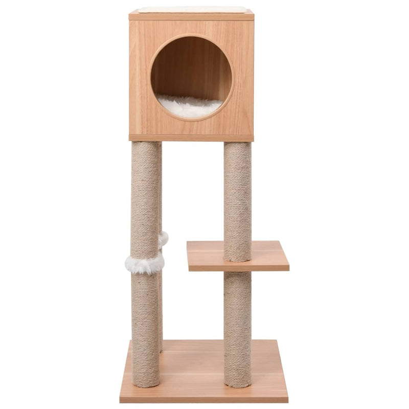 Kissan kiipeilypuu sisal-raapimismatolla 90 cm Kissan huonekalut