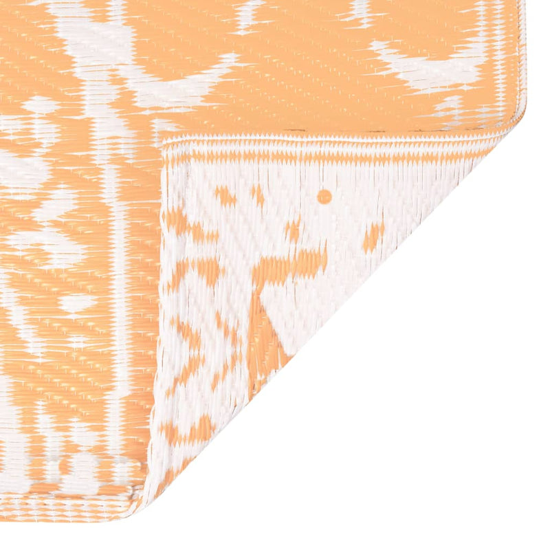 Ulkomatto oranssi ja valkoinen 80x150 cm PP - KIWAHome.com