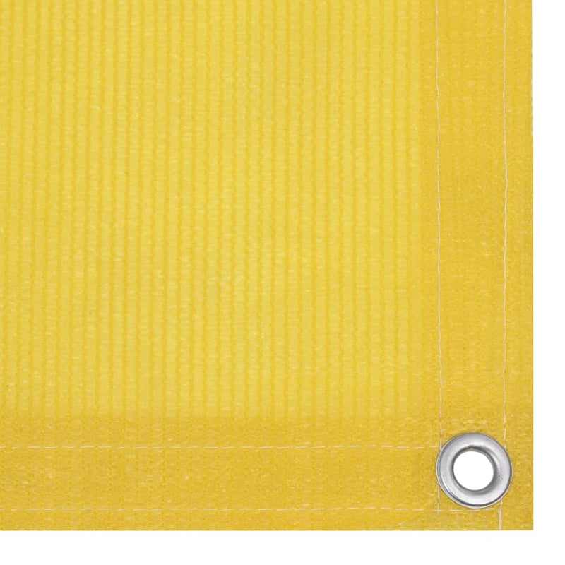 Parvekkeen suoja keltainen 120x400 cm HDPE - KIWA home