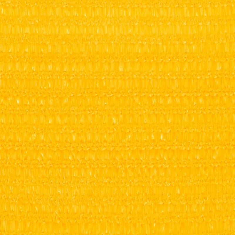 Aurinkopurje 160 g/m² keltainen 3,5x3,5x4,9 m HDPE Päivän- & aurinkovarjot