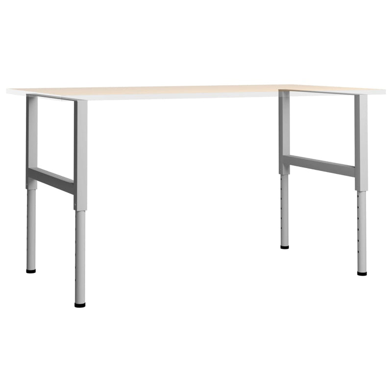 Säädettävät työpöydän rungot 2kpl metalli 85x(69-95,5) cm harmaa