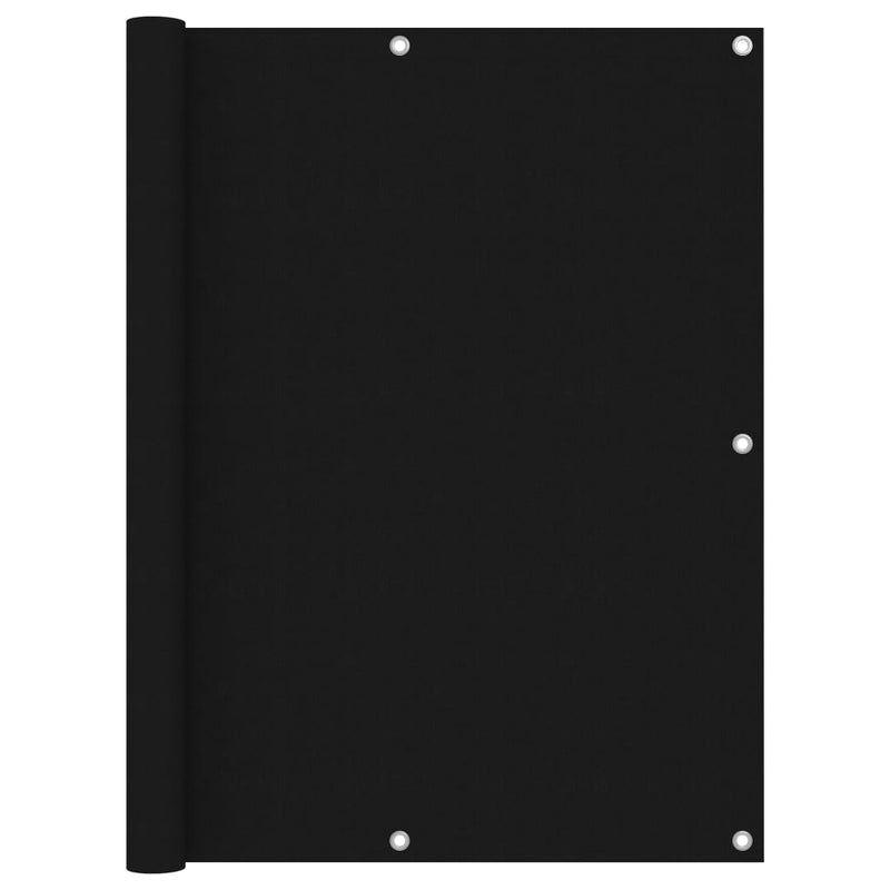 Parvekkeen suoja musta 120x300 cm Oxford kangas - KIWAHome.com