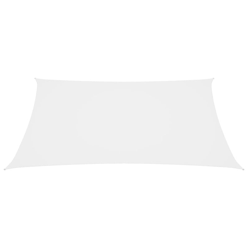 Aurinkopurje Oxford-kangas neliönmuotoinen 3x3 m valkoinen - KIWAHome.com