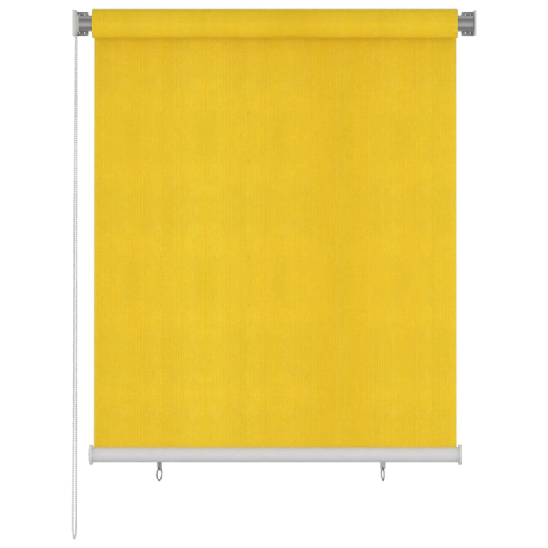Rullaverho ulkotiloihin 120x140 cm keltainen HDPE Sälekaihtimet & rullaverhot