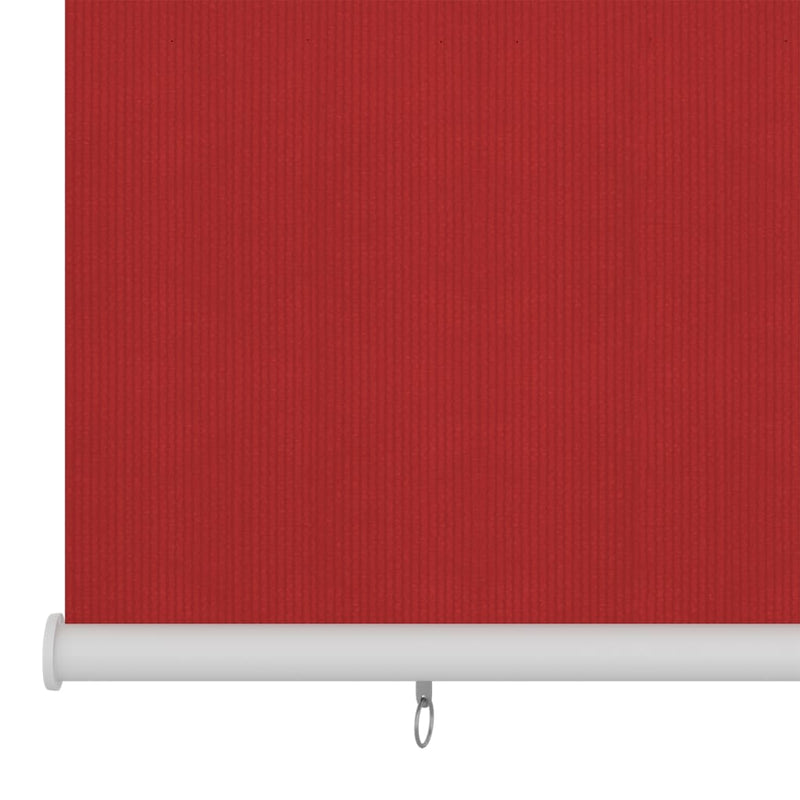 Rullaverho ulkotiloihin 80x140 cm punainen HDPE Sälekaihtimet & rullaverhot