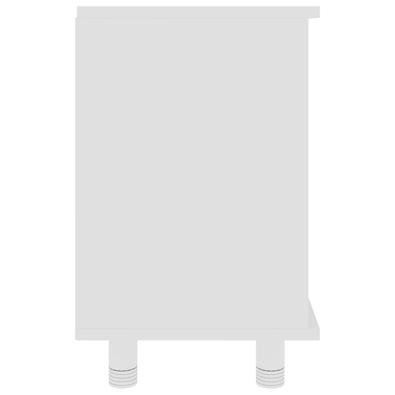 Kylpyhuonekaappi valkoinen 60x32x53,5 cm lastulevy