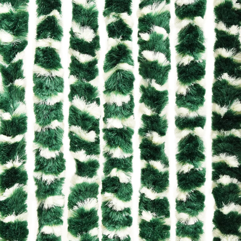 Hyönteisverho vihreä ja valkoinen 90x220 cm Chenille