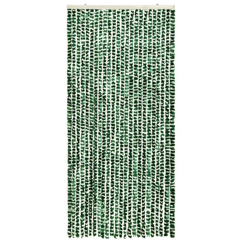 Hyönteisverho vihreä ja valkoinen 100x220 cm Chenille