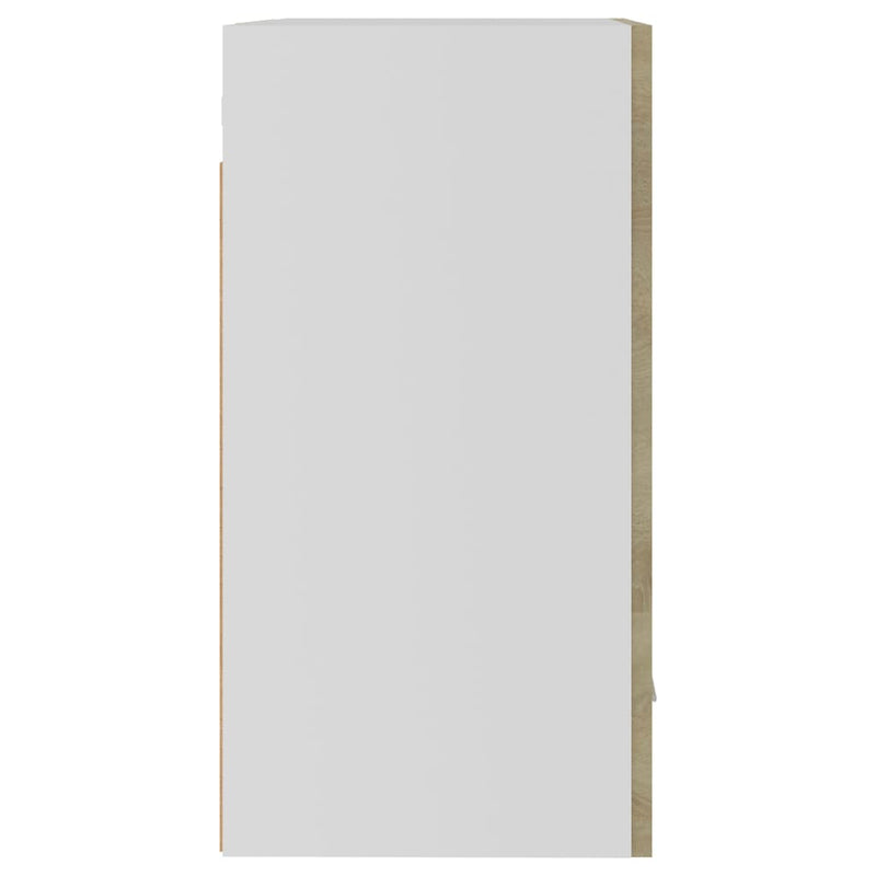 Seinäkaapit 2 kpl Sonoma-tammi 50x31x60 cm lastulevy