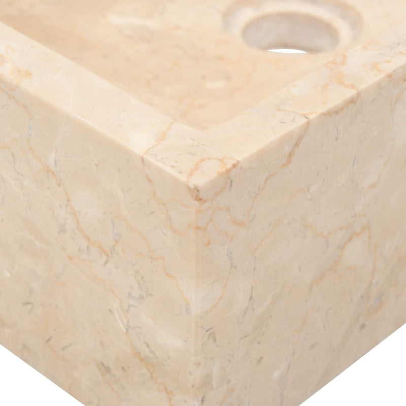 Kylpyhuoneen hyllykkö täysi tiikki pesualtailla marmori kerma