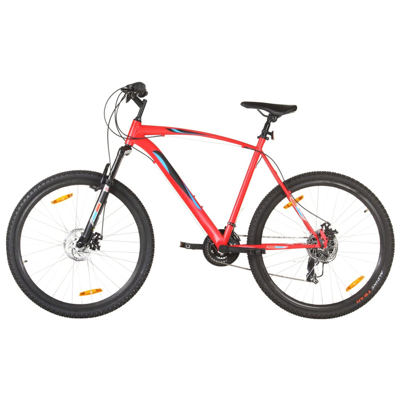 Maastopyörä 21 vaihdetta 29" renkaat 58 cm runko punainen Polkupyörät