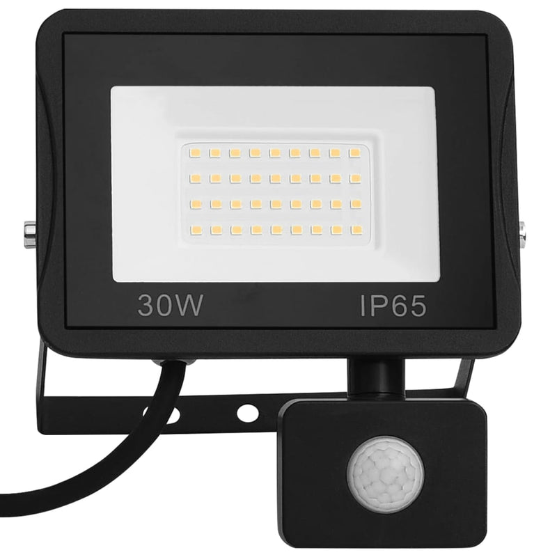 LED-valonheitin sensorilla 30 W lämmin valkoinen - KIWAHome.com