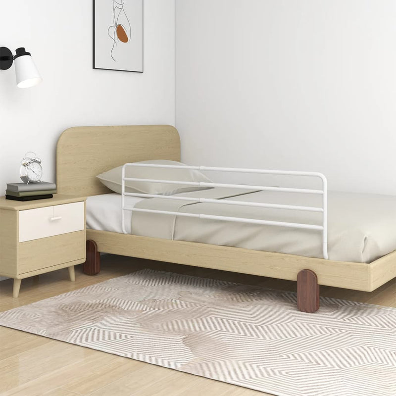 Turvalaita sänkyyn valkoinen (76-137)x55 cm rauta - KIWA home