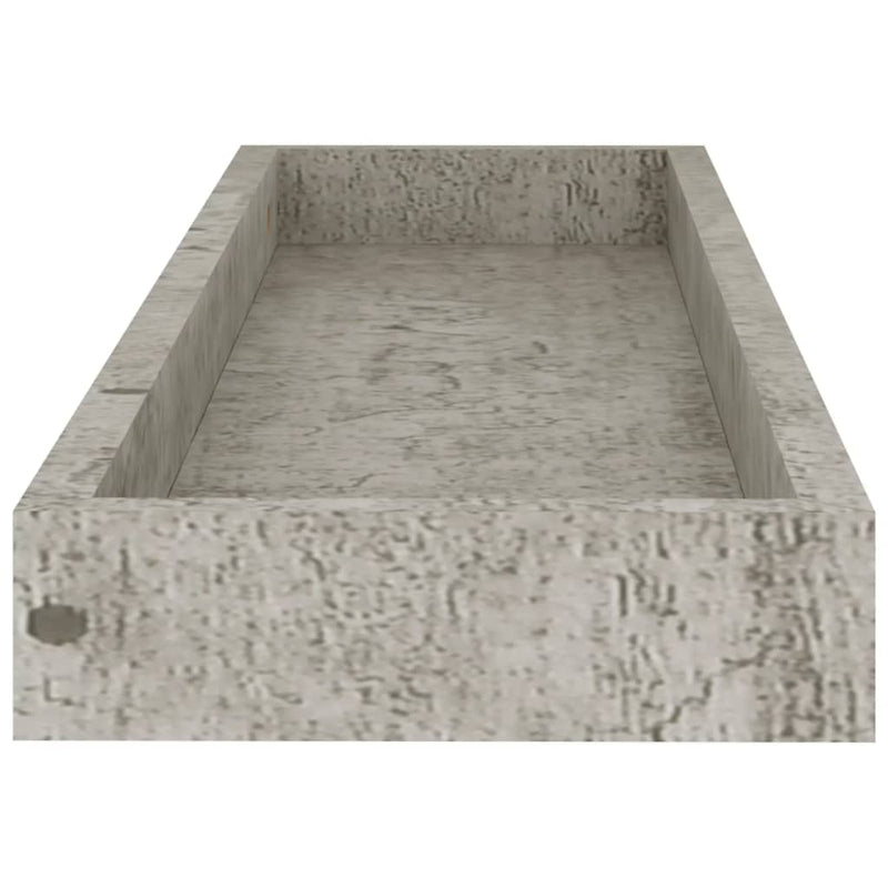 Loggia seinähyllyt 4 kpl betoninharmaa 60x15x4 cm MDF Seinähyllyt