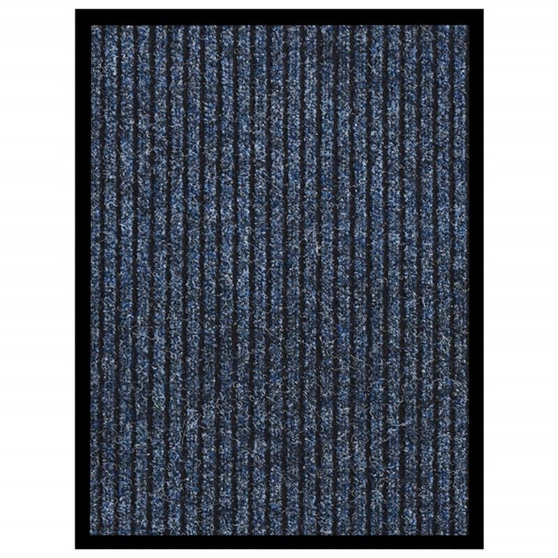 Ovimatto raidallinen sininen 40x60 cm Kynnysmatot