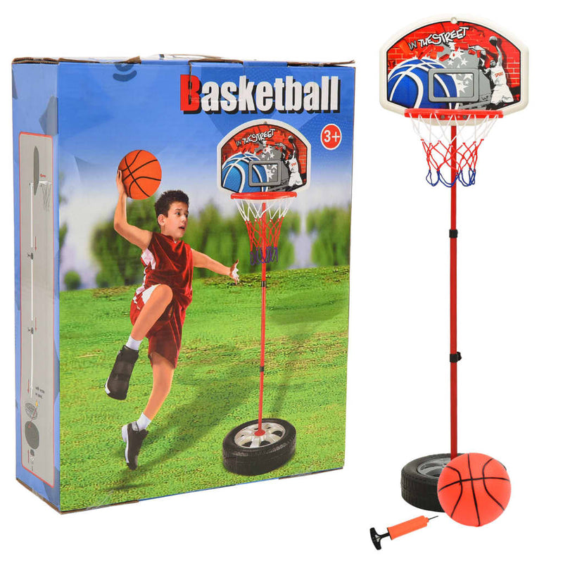 Lasten koripallopelisetti säädettävä 120 cm