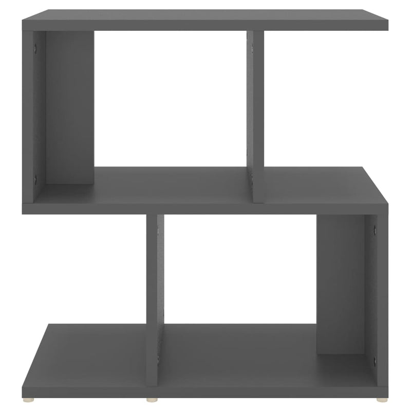 Yöpöytä harmaa 50x30x51,5 cm lastulevy