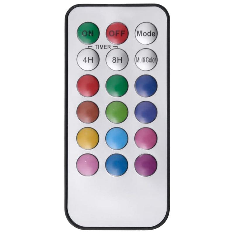 5-osainen LED-sähkökynttiläsarja kaukosäädin värikäs - KIWAHome.com