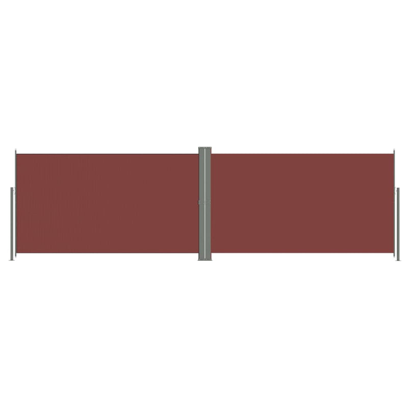 Sisäänvedettävä sivumarkiisi ruskea 180x600 cm Päivän- & aurinkovarjot