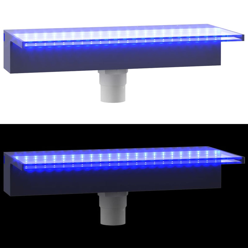 Vesiputous RGB LED-valoilla akryyli 45 cm