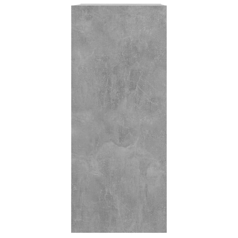Kirjahylly/tilanjakaja betoninharmaa 40x30x72 cm