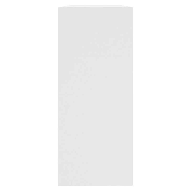 Kirjahylly/tilanjakaja valkoinen 100x30x72 cm