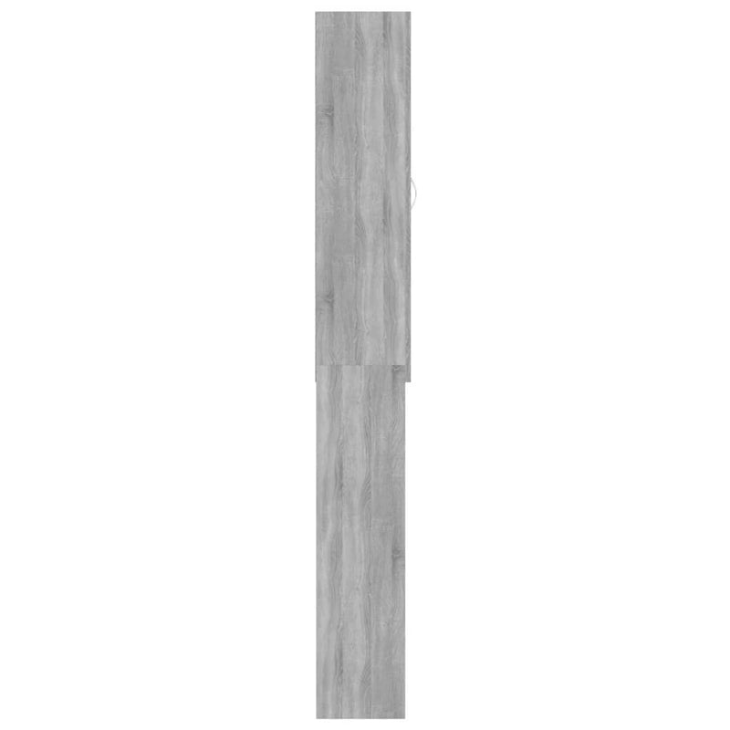 Pesukonekaappi harmaa Sonoma 64x25,5x190 cm