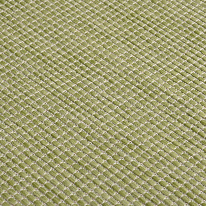 Ulkomatto Flatweave 100x200 cm vihreä Matot