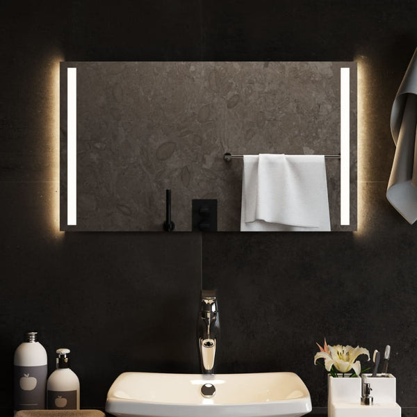 Kylpyhuoneen LED-peili 70x40 cm